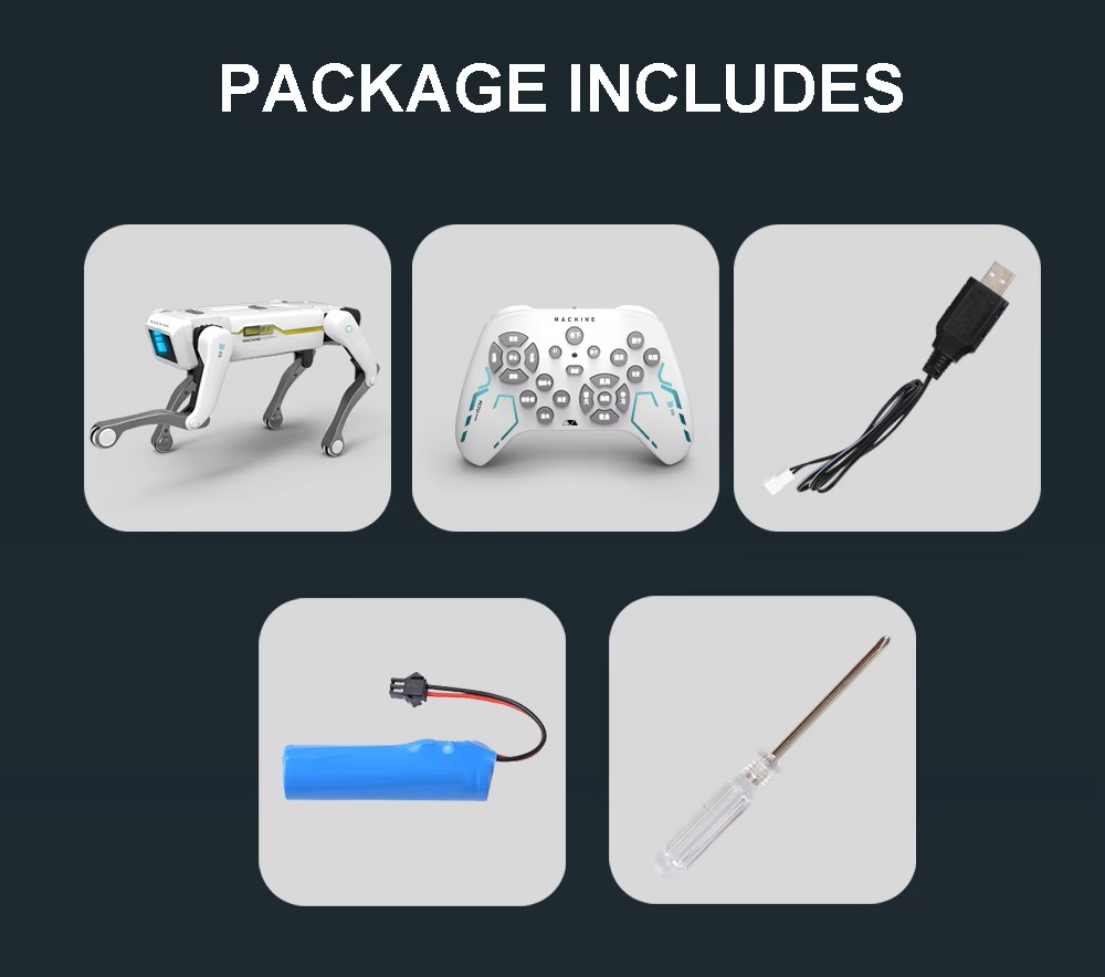 Smart Robot Dog for Kids – Voice, App & Remote Control with 30+ Actions and Programming